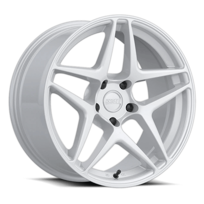 Kansei Astro Gloss White 18x9.5+35 5x114.3 - K15W-189512+35 - Subimods.com