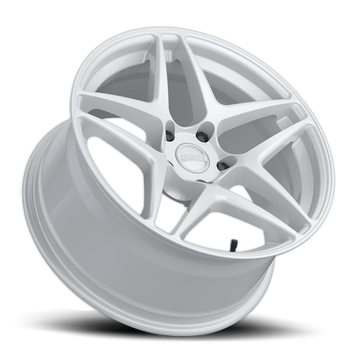 Kansei Astro Gloss White 18x9.5+35 5x114.3 - K15W-189512+35 - Subimods.com