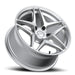 Kansei Astro Hyper Silver 18x9+22 5x114.3 - K15H-189012+22 - Subimods.com