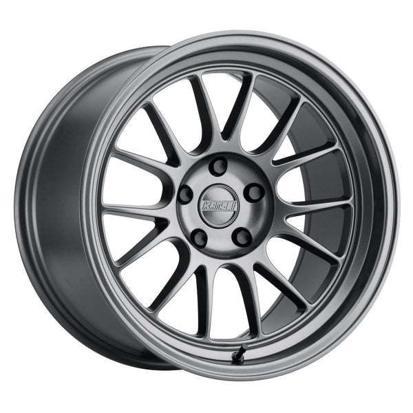 Kansei Corsa Gloss Gunmetal 18x9+12 5x100 Wheels - Subimods