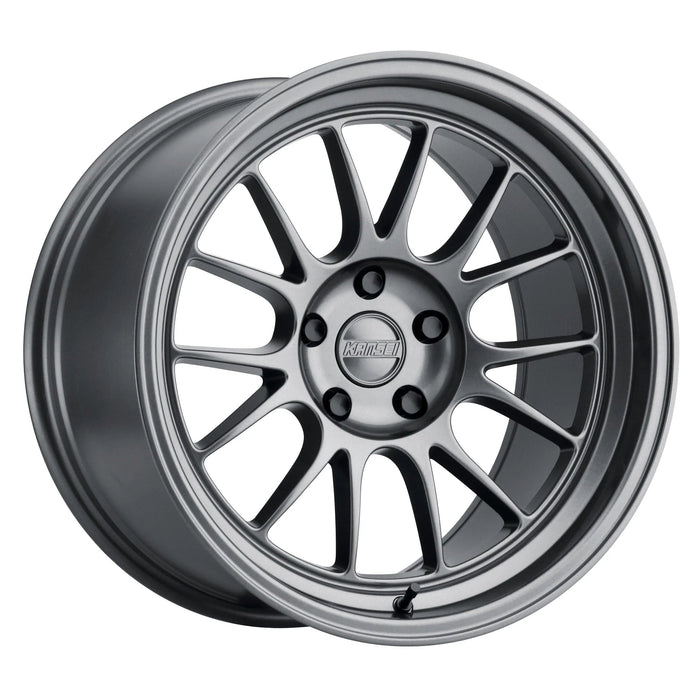 Kansei Corsa Gloss Gunmetal 18x9.5+22 5x114.3 - K13G-189512+22 - Subimods.com