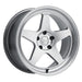 Kansei KNP Hyper Silver w/ Machined Lip 18x9.5+22 5x114.3 - K12H-189512+22 - Subimods.com