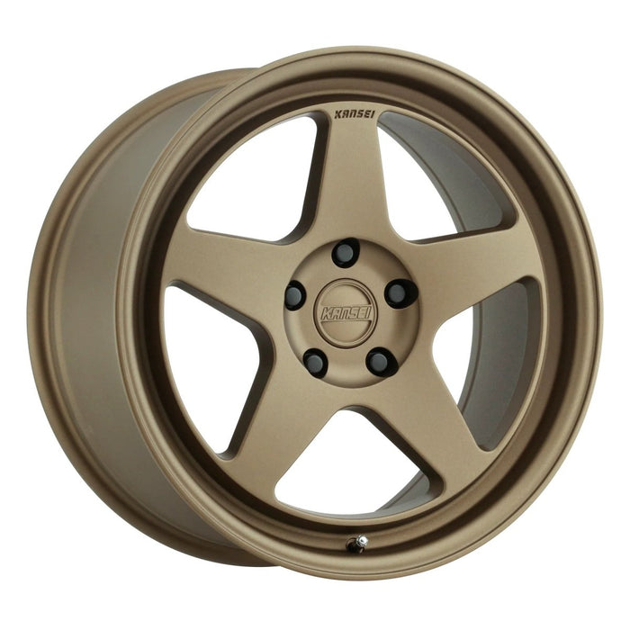 Kansei KNP Textured Bronze 18x8.5+35 5x114.3 - K12B-188512+35 - Subimods.com