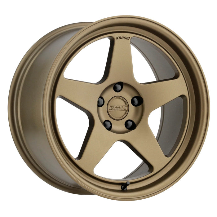 Kansei KNP Textured Bronze 18x9+12 5x114.3 - K12B-189012+12 - Subimods.com