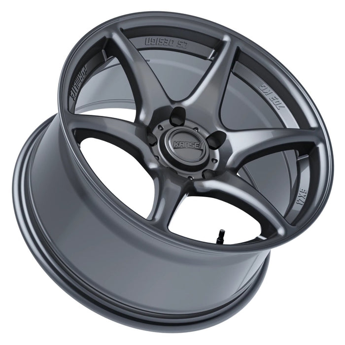 Kansei Tandem Gloss Gunmetal 18x8.5+35 5x100 - K11G-188516+35 - Subimods.com