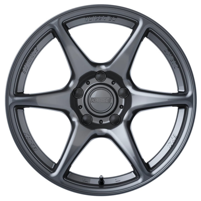 Kansei Tandem Gloss Gunmetal 18x8.5+35 5x100 - K11G-188516+35 - Subimods.com