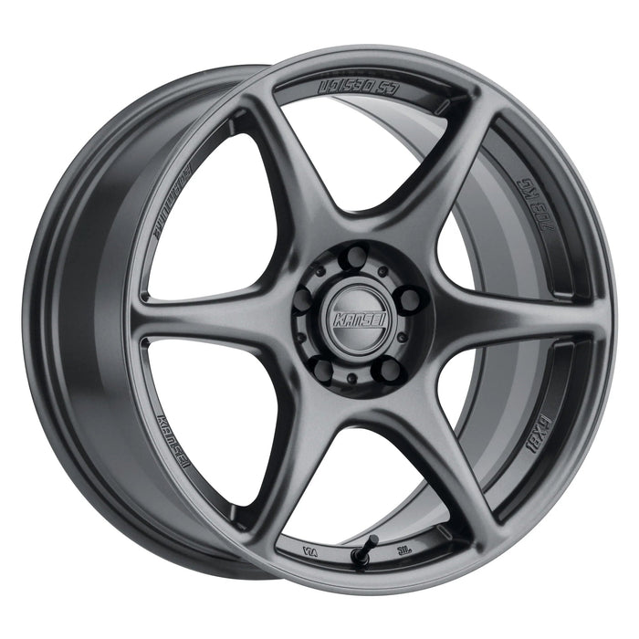 Kansei Tandem Gloss Gunmetal 18x8.5+35 5x114.3 - K11G-188512+35 - Subimods.com