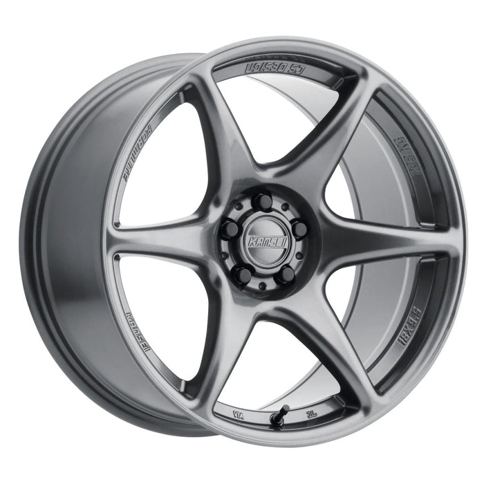 Kansei Tandem Gloss Gunmetal 18x9 +12 5x100 - K11G-189016+12 - Subimods.com