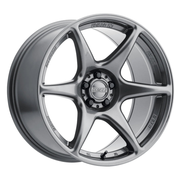 Kansei Tandem Gloss Gunmetal 18x9.5+22 5x114.3 - K11G-189512+22 - Subimods.com