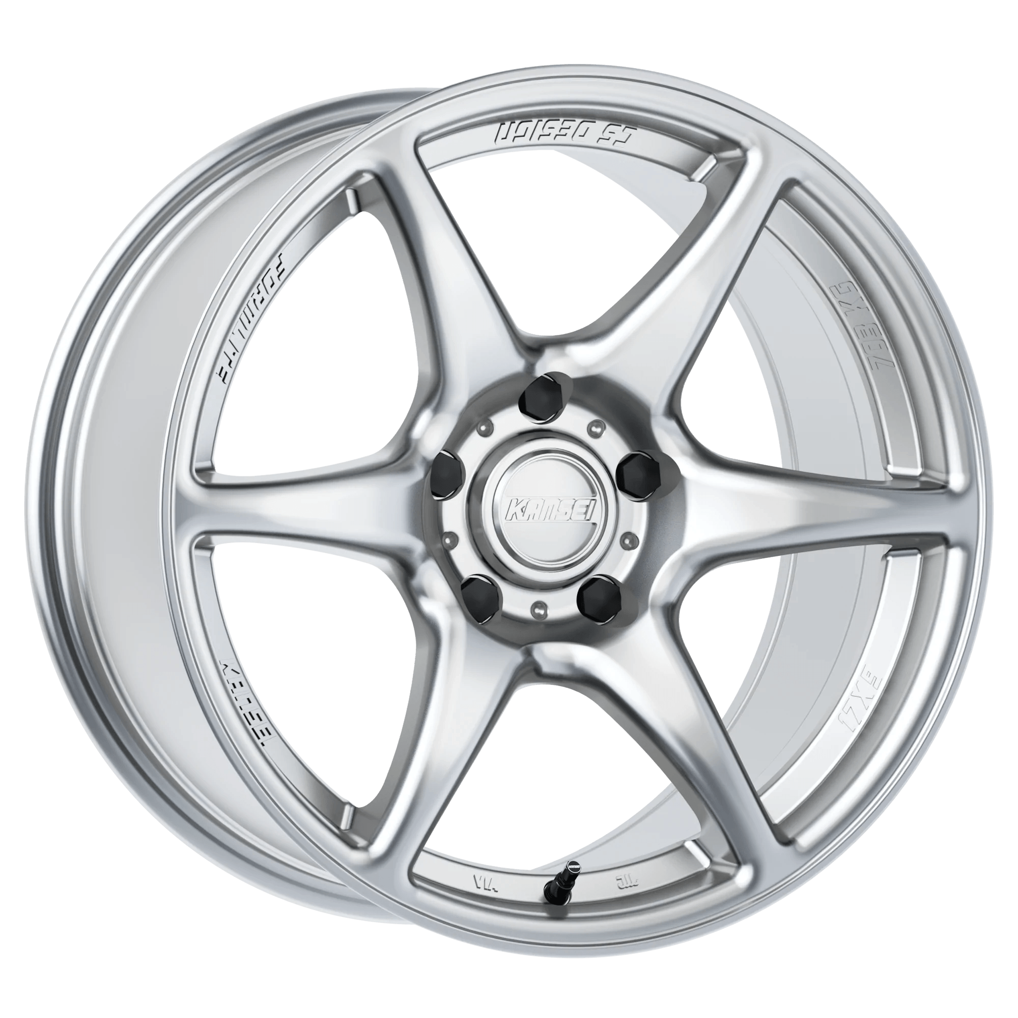 Kansei Tandem Hyper Silver 18x8.5+35 Wheels for Subaru 5x100