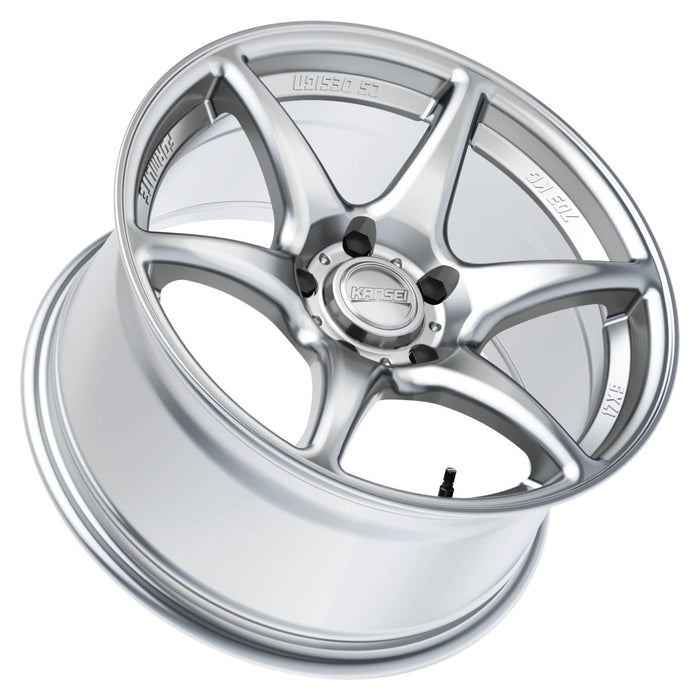 Kansei Tandem Hyper Silver 18x8.5+35 5x114.3 - K11S-188512+35 - Subimods.com