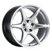 Kansei Tandem Hyper Silver 18x9 +12 5x114.3 - K11S-189012+12 - Subimods.com