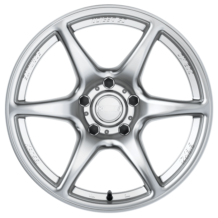 Kansei Tandem Hyper Silver 18x9 +12 5x114.3 - K11S-189012+12 - Subimods.com