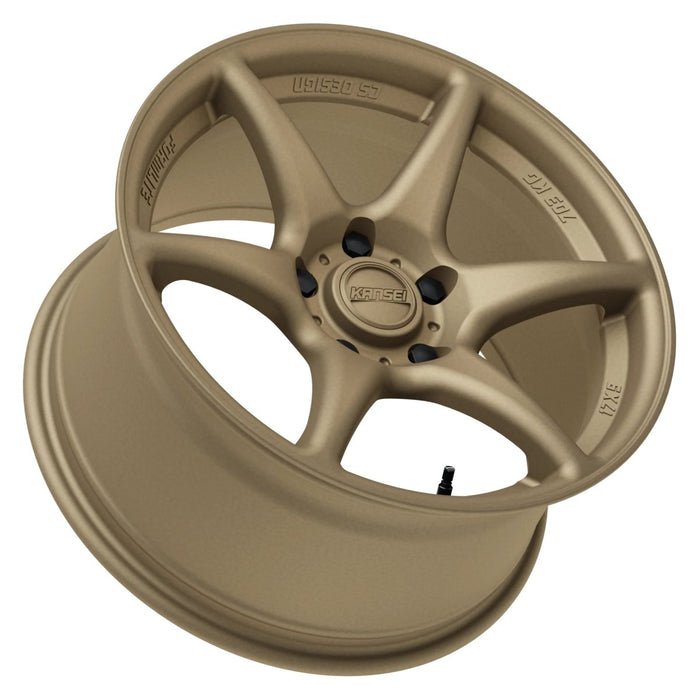 Kansei Tandem Textured Bronze 18x8.5+35 5x100 - K11B-188516+35 - Subimods.com