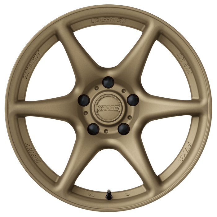 Kansei Tandem Textured Bronze 18x8.5+35 5x114.3 - K11B-188512+35 - Subimods.com