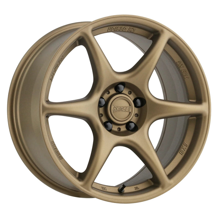 Kansei Tandem Textured Bronze 18x8.5+35 5x114.3 - K11B-188512+35 - Subimods.com