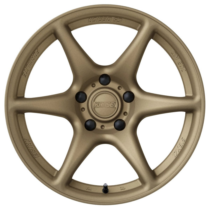 Kansei Tandem Textured Bronze 18x9+12 5x114.3 - K11B-189012+12 - Subimods.com