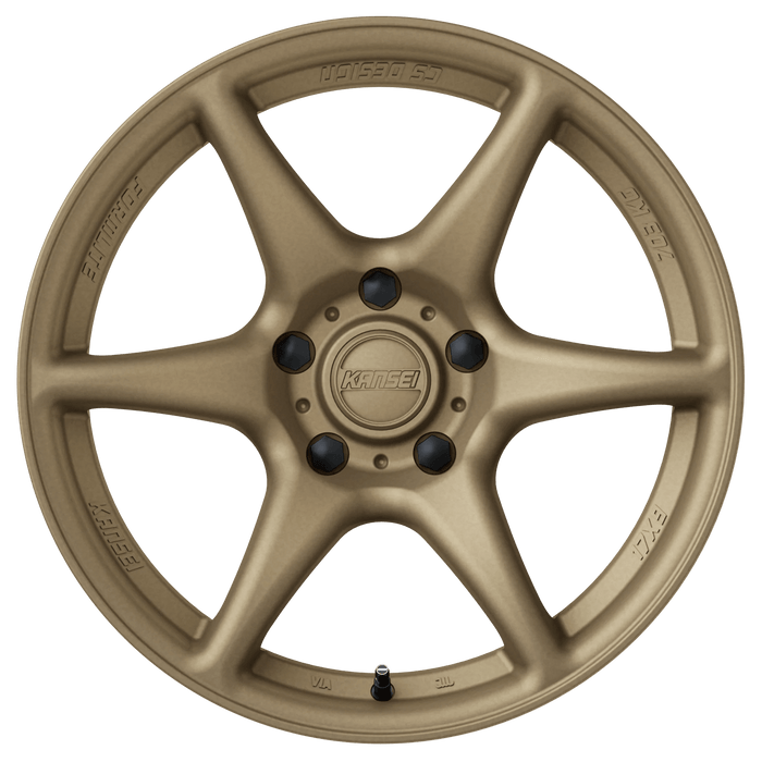 Kansei Tandem Textured Bronze 18x9+35 5x100 - K11B-189016+35 - Subimods.com