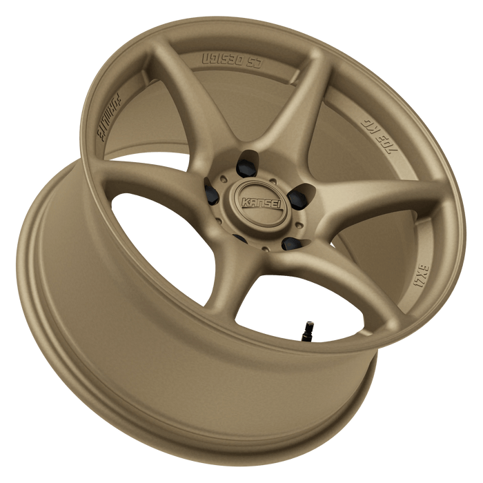 Kansei Tandem Textured Bronze 18x9+35 5x100 - K11B-189016+35 - Subimods.com