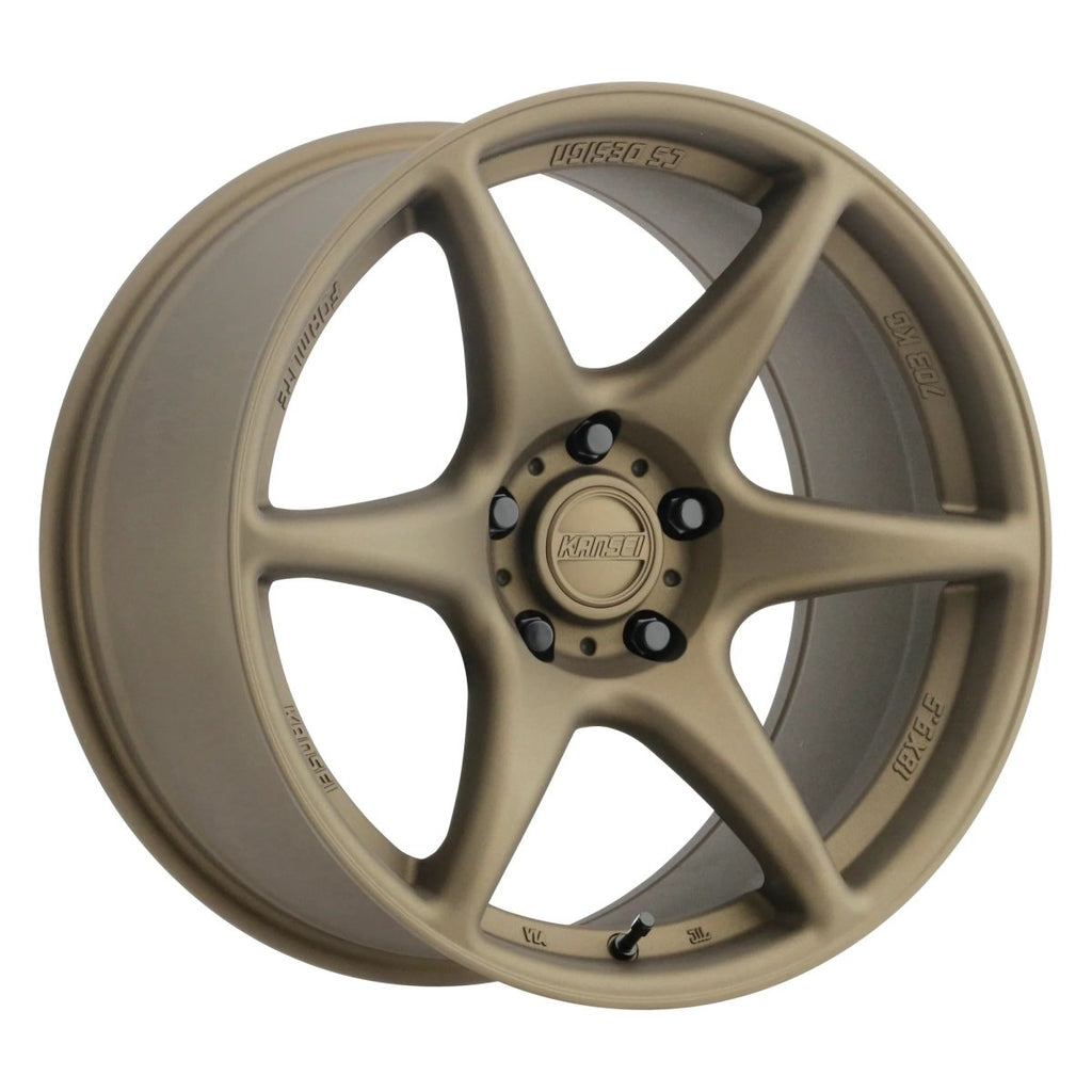 Kansei Tandem Textured Bronze 18x9.5+22 5x100 - Subimods.com