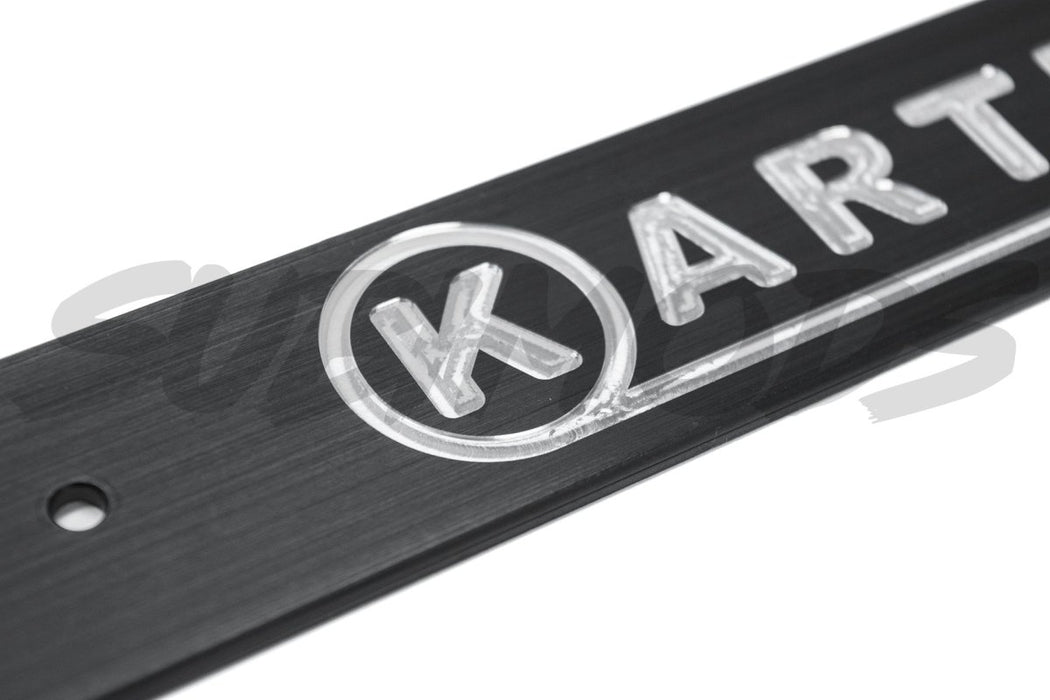 Kartboy Front License Plate Delete Black 2006-2021 WRX / 2006-2021 STI / 2005-2009 LGT - KB-055-PL-BLK - Subimods.com