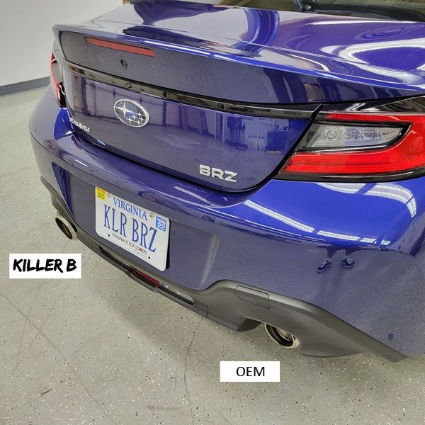 Killer B Motorsport Exhaust Tip Extensions 2022-2024 BRZ / 2022-2024 GR86 - EXTP22 - Subimods.com