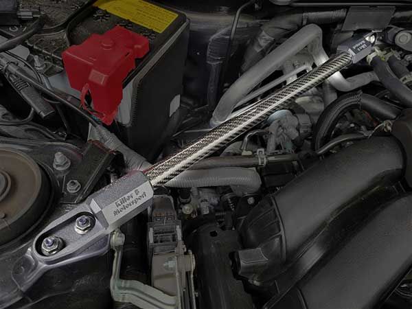 Killer B Motorsports Carbon Fiber Strut Brace Pair 2022-2024 BRZ / 2022-2024 GR86 - 22BRSBCF - Subimods.com