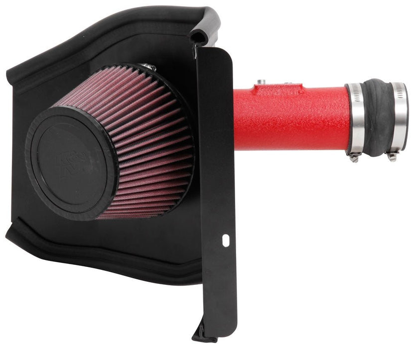 K&N Typhoon Air Intake System Red w/ Air Box 2018-2021 STI - 69-8009TWR - Subimods.com