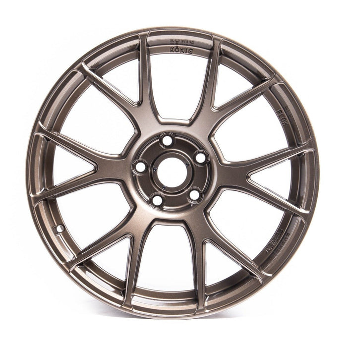 Konig Ampliform Gloss Bronze 18x9.5 5x114.3 35 Offset - AM98514358 - Subimods.com