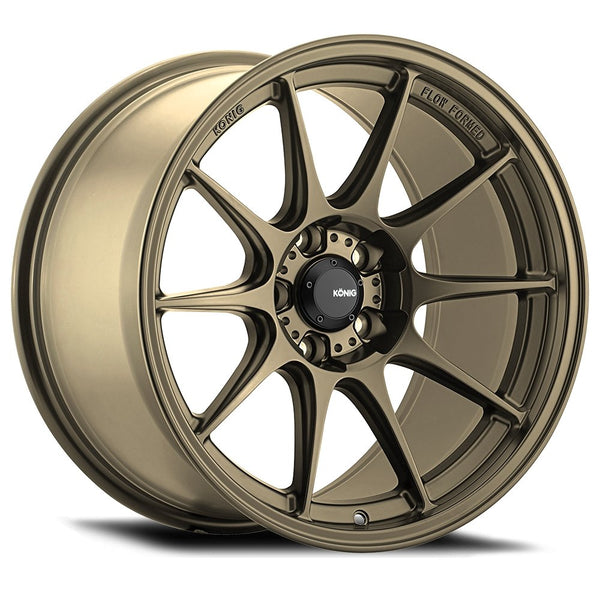 Konig Dekagram Gloss Bronze Wheels 18x9.5 5x100 35 Offset