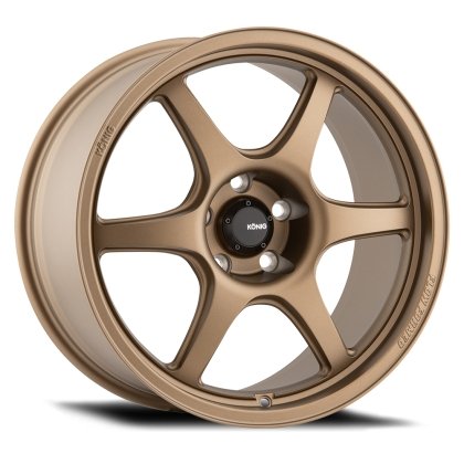 Konig Hexaform Matte Bronze 18x9.5 5x114.3 35 Offset - HFN8514358 - Subimods.com