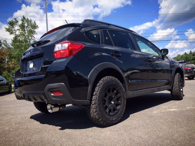 Lachute Performance Stainless Steel Axle Back w/ Carbon Cover and Double Wall Polished Tip 2013-2017 Crosstrek / 2012-2016 Impreza Hatchback - FLP-CTA-M-DEL-13-17C - Subimods.com
