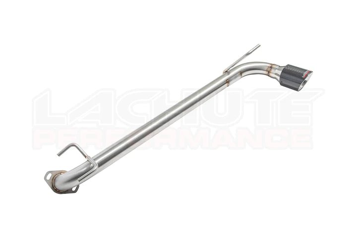 Lachute Performance Stainless Steel Axle Back w/ Carbon Cover and Double Wall Polished Tip 2018-2023 Crosstrek - FLP-CTA-M-DEL-18+C - Subimods.com
