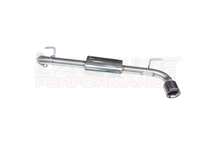 Lachute Performance Stainless Steel Muffled Axle Back w/ Carbon Cover and Double Wall Polished Tip 2017-2022 Impreza Hatchback - FLP-IMP-AB-17+HBC - Subimods.com