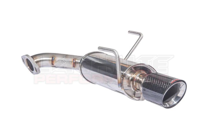 Lachute Performance Stainless Steel Muffled Axle Back w/ Carbon Cover and Double Wall Polished Tip 2019-2022 Forester - FLP-FTA-19-AB-C - Subimods.com