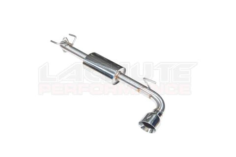 Lachute Performance Stainless Steel Muffled Axle Back w/ Double Wall Polished Tip 2018-2023 Crosstrek - FLP-CTA-AB-18+ - Subimods.com