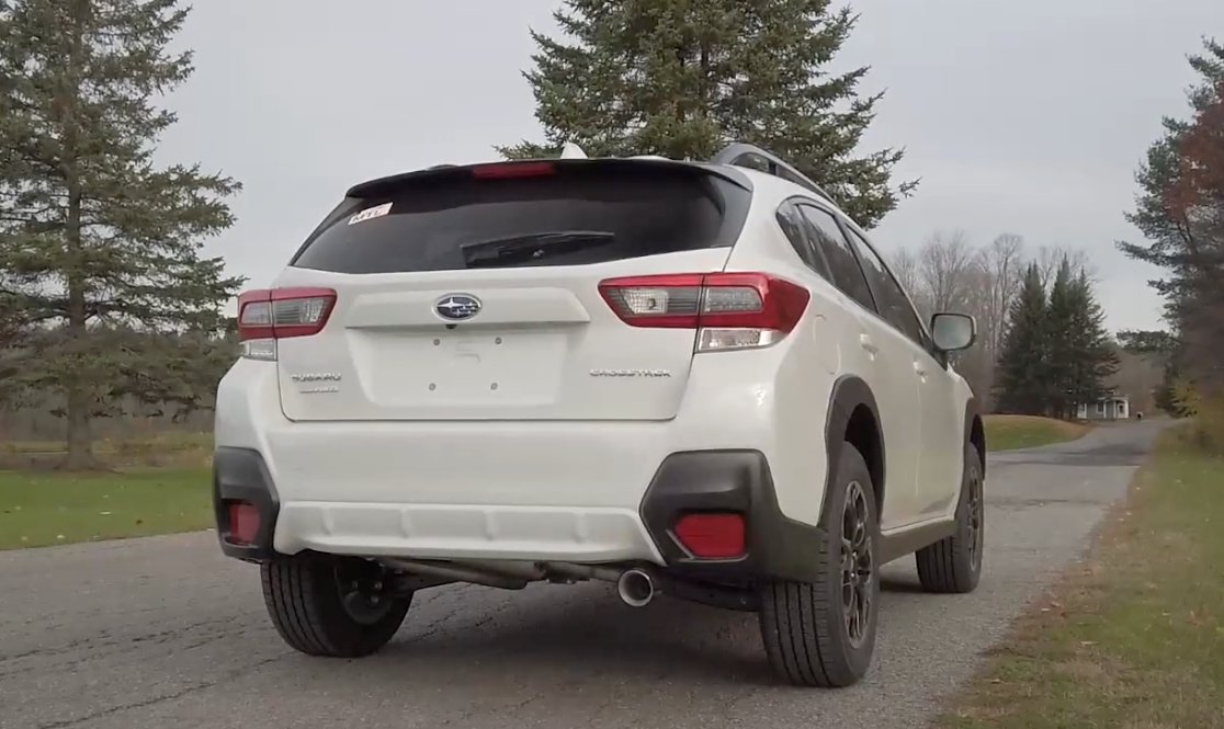 Lachute Performance Stainless Steel Muffled Axle Back w/ Double Wall Polished Tip 2018-2023 Crosstrek - FLP-CTA-AB-18+ - Subimods.com