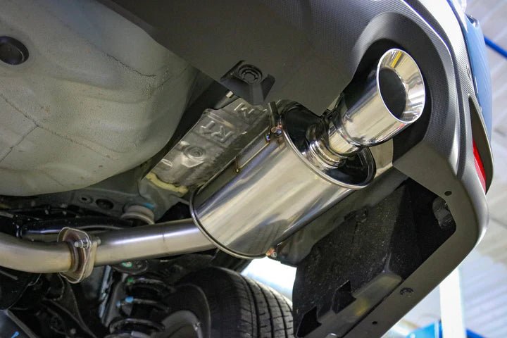 Lachute Performance Stainless Steel Muffled Axle Back w/ Double Wall Polished Tip 2019-2022 Forester - FLP-FTA-19-AB - Subimods.com