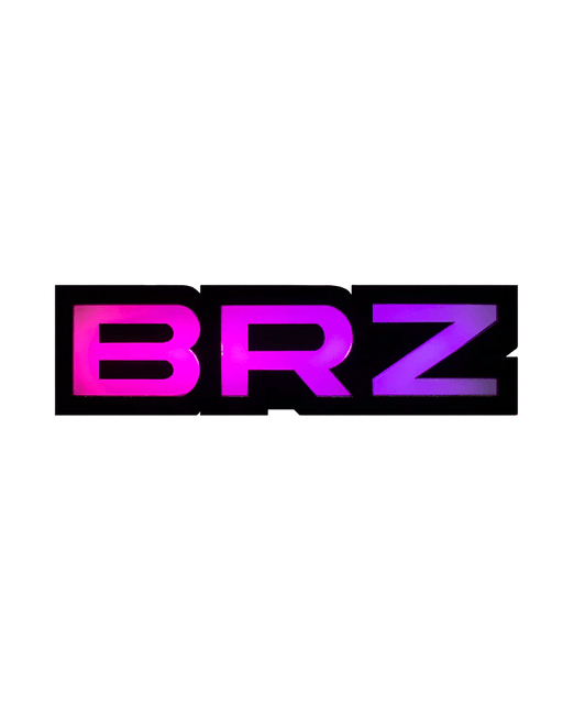 Lit Logos "BRZ" Badge V2 RGBW LED Front Grille Emblem 2022-2023 BRZ - LL-BRZ - Subimods.com