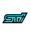 Lit Logos "STI" Badge V2 RGBW LED Front Grille Emblem 2008-2021 STI - LL-STI - Subimods.com