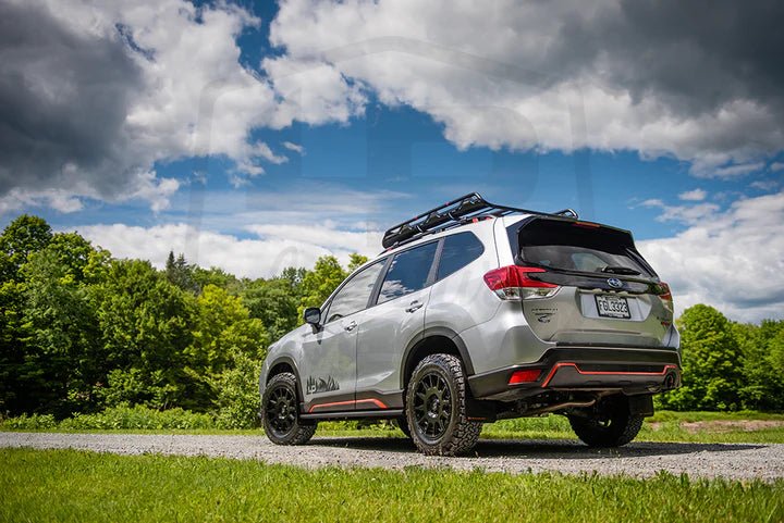 LP Aventure Rock Sliders (Rock Guard) Pair Bare 2019-2022 Forester - FLP-FTA-19-ROCK - Subimods.com