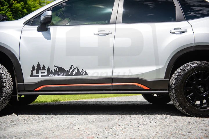 LP Aventure Rock Sliders (Rock Guard) Pair Bare 2019-2022 Forester - FLP-FTA-19-ROCK - Subimods.com