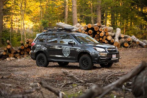 LP Aventure Small Bumper Guard Bare 2014-2018 Forester XT / 2017-2018 Forester Non-Turbo - FLP-FTA-17-GUARD-S-B - Subimods.com