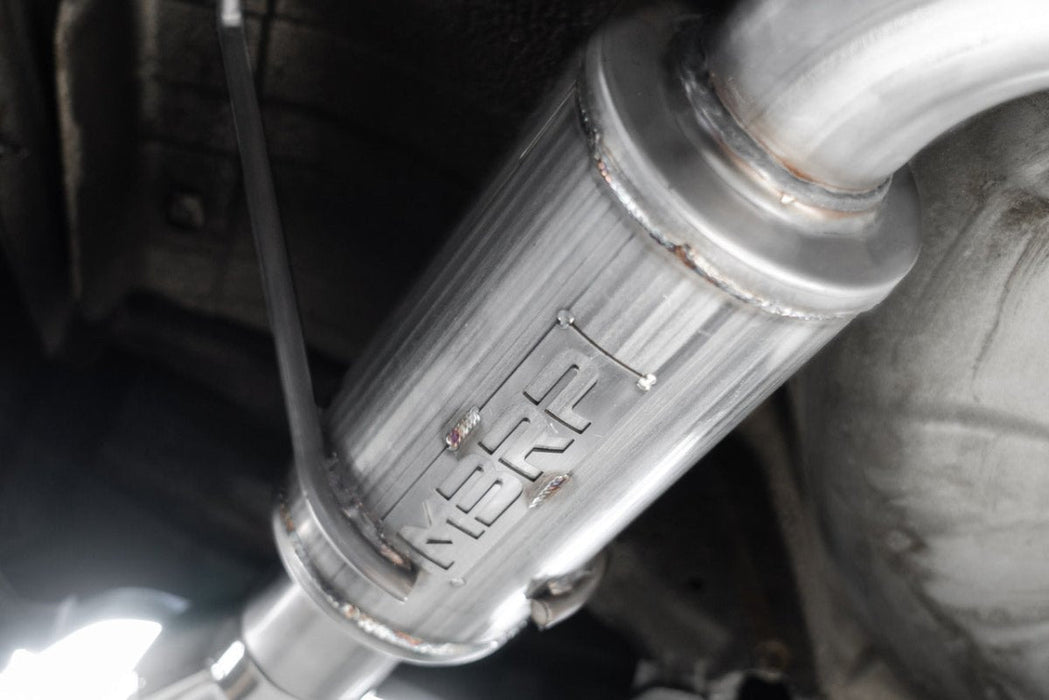 MBRP Armor Lite Series Single Exit Aluminized Steel Catback w/ Polished Tip 2022-2024 WRX - S4809AL - Subimods.com