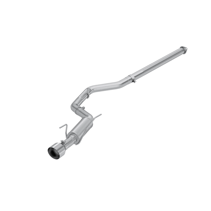 MBRP Armor Lite Series Single Exit Aluminized Steel Catback w/ Polished Tip 2022-2024 WRX - S4809AL - Subimods.com