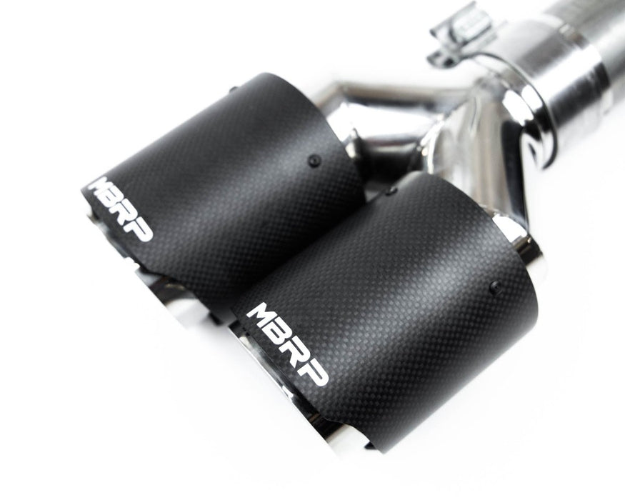 MBRP Armor Pro Series Axle Back w/ Carbon Fiber Tips 2022-2024 WRX - S48103CF - Subimods.com