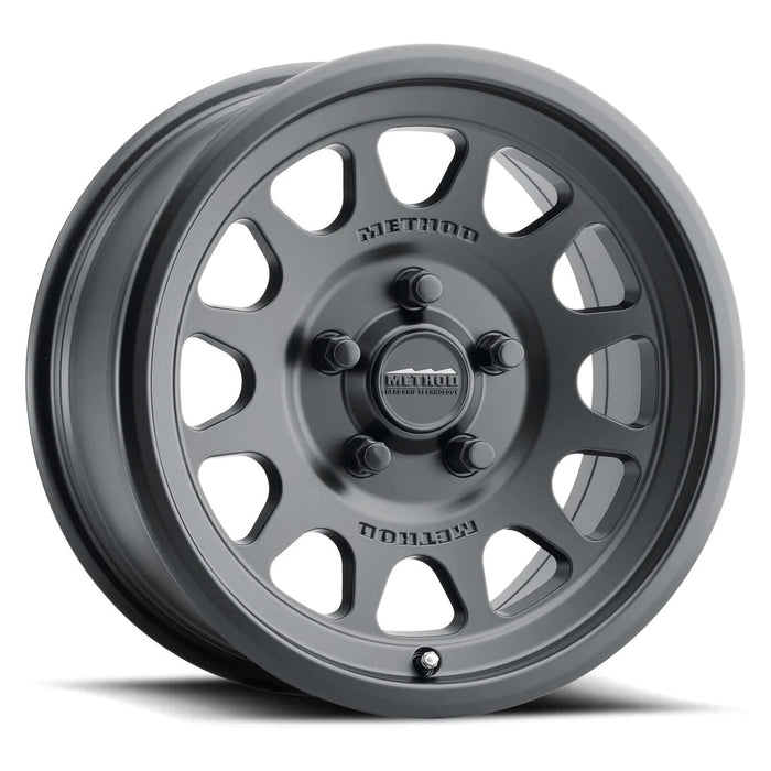 Flat Black Racing Rims Method Race Wheels MR414 Bead Grip 15x7 +13 5x114.3 — Subimods.com