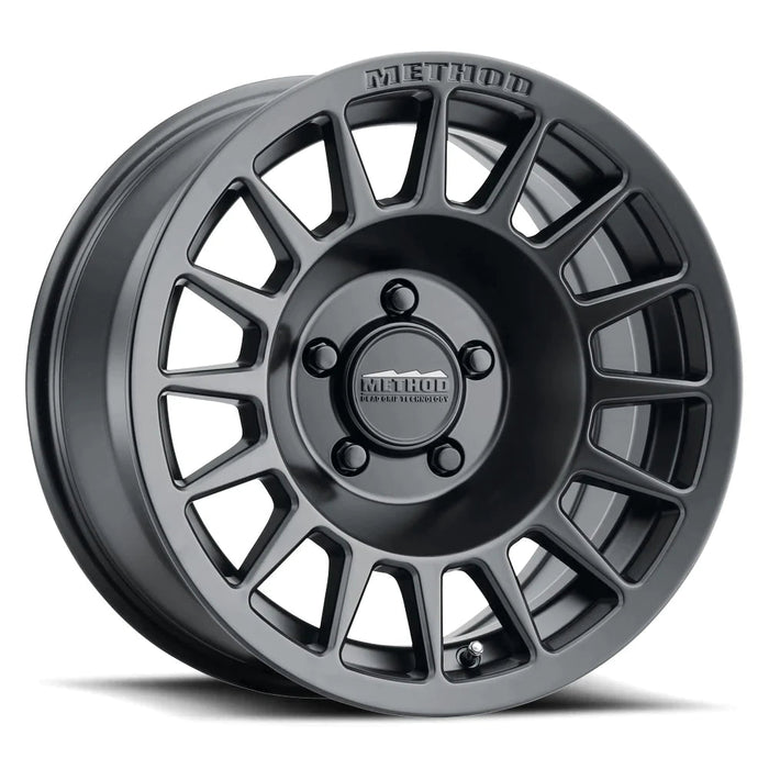 Flat Black Racing Rims Method Race Wheels MR707 Matte Black 17x8.5 +38 5x114.3 - Subimods.com