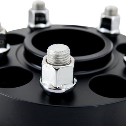 Mishimoto Black Wheel Spacer Pair 15mm / 5x100 - MMWS-008-150BK - Subimods.com