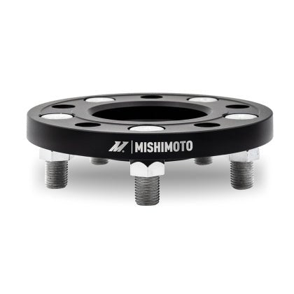 Mishimoto Black Wheel Spacer Pair 15mm / 5x100 - MMWS-008-150BK - Subimods.com